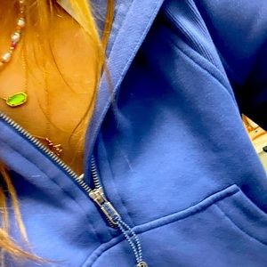 lululemon purple scuba half zip